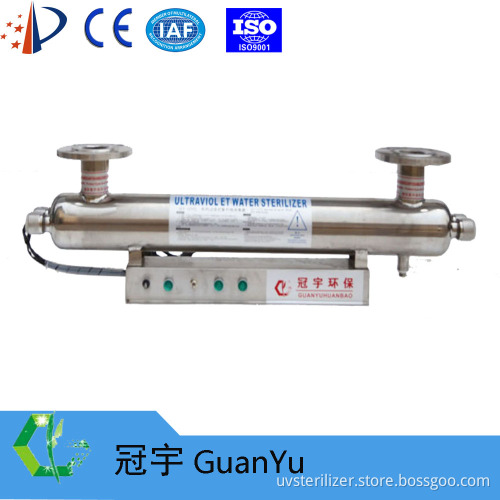 UV water sanitizer for river water